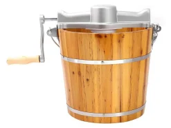Vente-unique Klein Huishoudelijk Apparaat-Elektrische Sorbetmaker Givreto Van Hout 3.5L