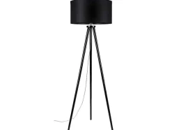 EPIKASA Staande Lamp-Ennie Vloerlamp, Zwart, 50X50X160 Cm,