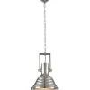 EPIKASA Hanglamp-Expiria Hanglamp, Chroom, 40X40X150 Cm,