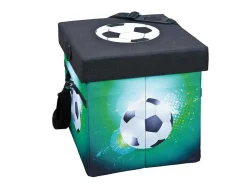 Vente-unique Opbergaccessoire-Fabo Opbergdozen Koeltas, Kruk, Draagriem, Zwart, Wit, Groen.