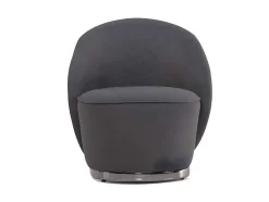 PASCAL MORABITO Fauteuil-Fauteuil Van Boucle Stof - Antraciet - Elfira