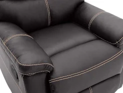 Vente-unique Relaxfauteuil-Fauteuil Van Bruine Kunstleer Canby
