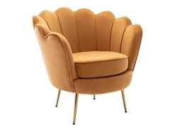 PASCAL MORABITO Fauteuil Stof Fluweel / Suedine-Fauteuil Van Fluweel Dandelion - Mosterdgeel - Van