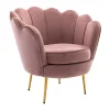 PASCAL MORABITO Fauteuil Stof Fluweel / Suedine-Fauteuil Van Fluweel Dandelion - Roze - Van