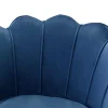 PASCAL MORABITO Fauteuil Stof Fluweel / Suedine-Fauteuil Van Fluweel Dandelion - Donkerblauw - Van