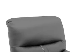 Vente-unique Fauteuil Kunstleer-Fauteuil Van Grijze Kunstleer Canby