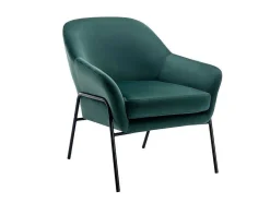 Vente-unique Fauteuil Stof Fluweel / Suedine-Fauteuil Van Spargroen Velours Cerita
