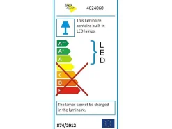 EPIKASA Plafondlamp-Finn Plafondlamp, Eik, Chroom, Wit, 40X40X6,5 Cm,