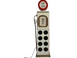 OZAIA Opbergaccessoire-Flessenrek Met Lamp 8 Flessen - H.112 Cm - Wit - Pomp Links - Drive-In