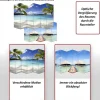 Vente-unique Kamerscherm-Foto Scherm Bagheria, 180X240Cm, Orchid