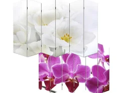 Vente-unique Kamerscherm-Foto Scherm Bagheria, 180X240Cm, Orchid