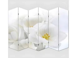 Vente-unique Kamerscherm-Foto Scherm Bagheria, 180X240Cm, Orchid