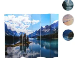 Vente-unique Kamerscherm-Foto Scherm Mcw-A83, 180X244Cm Lake