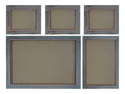 Vente-unique Fotokader-Fotolijstenset H246 (6 Stuks), Grijs