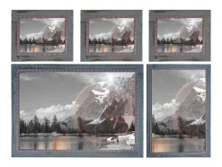Vente-unique Fotokader-Fotolijstenset H246 (6 Stuks), Grijs