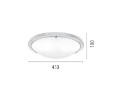 EPIKASA Plafondlamp-Frida Plafondlamp, Veelkleurig, 35X35X145 Cm,