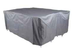 Vente-unique Tuindecoratie-Furnco Hoes Voor Tuinmeubelen 210 X 265 X 90 Cm Grijs.