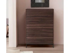 Loft24 Keukenmeubel-G Commode 4 Laden Notenhout