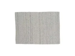Vente-unique Woonkamertapijt-Ganga Vloerkleed 240X170 Cm Wol Wit.