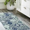 OZAIA Gangtapijt-Gangtapijt Van Vinyl Met Cementtegeleffect - 66 X 160 Cm - Blauw - Rica