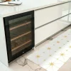 OZAIA Gangtapijt-Gangtapijt Van Vinyl Met Art-Decostijl - 66 X 160 Cm - Wit En Goudkleurig - Caroza