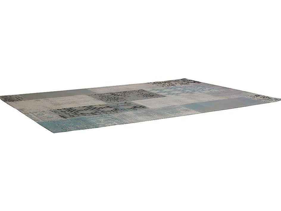 OZAIA Gangtapijt-Gangtapijt Vintagestijl Turin - 100% Polyester - 80 X 200 Cm - Grijsblauw