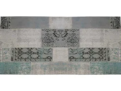 OZAIA Gangtapijt-Gangtapijt Vintagestijl Turin - 100% Polyester - 80 X 200 Cm - Grijsblauw