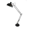 Vente-unique Staande Lamp-Gearticuleerde Staande Lamp Giant - Zwart - H182 Cm