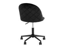 House Nordic Bureaustoel-Geneve Kantoorstoel Velour Zwart, Zwart.