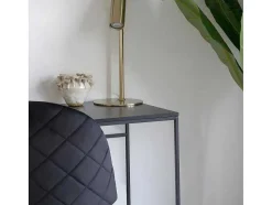 House Nordic Bureaustoel-Geneve Kantoorstoel Velour Zwart, Zwart.
