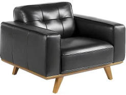 Angel Cerda Fauteuil Leer-Gestoffeerde Fauteuil Capitone Rundleder 5037