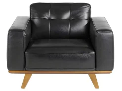 Angel Cerda Fauteuil Leer-Gestoffeerde Fauteuil Capitone Rundleder 5037