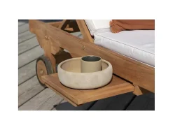 Venture Home Ligstoel-Ghana Ligstoel Goudkleurig, Zilverkleurig.