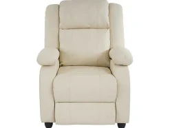 Vente-unique Fauteuil Kunstleer-Glasgow Fauteuil, Creme