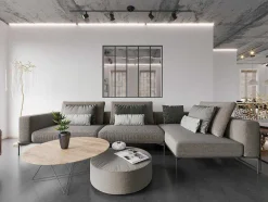Vente-unique Glazen Binnenraam-Glazen Binnenraam Bayview Van Aluminium Met Zwarte Poedercoating - 150 X 130 Cm