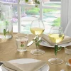 OZAIA Tafelservies-Glazen Karaf Met Cactus - Transparant En Groen - O14,5 X H24 Cm - Olata