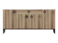 EPIKASA Buffetkast-Gloria Multifunctioneel Kabinet, Walnoot, 160X42X75 Cm,