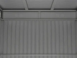 EXPERTLAND Tuinhuis-Grijs Metalen Tuinhuisje Van Gegalvaniseerd Staal 4,4 M - Rivola