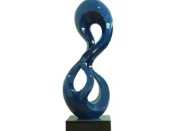 OZAIA Standbeeld-Groot Beeld Cecilia Van Nachtblauw - L25 X H79 Cm
