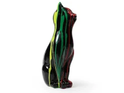 OZAIA Standbeeld-Groot Kattenstandbeeld Van Hars L24 X B13 X H53 Cm Meerdere Kleuren Miniria