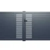 EXPERTLAND Hekjes & Poorten-Halfopengewerkte Aluminium Draaipoort Met Motief B350 X H179 Cm Antraciet Orist Ii
