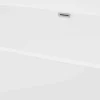 Shower & Design Halfvrijstaand Bad-Halfvrijstaand Bad - 175 Liter - 130 X 71,5 X 58 Cm - Wit - Acryl - Divina