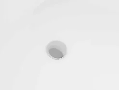 Shower & Design Halfvrijstaand Bad-Halfvrijstaand Bad - 175 Liter - 130 X 71,5 X 58 Cm - Wit - Acryl - Divina
