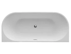Shower & Design Halfvrijstaand Bad-Halfvrijstaand Bad Divina -245L - 170 X 75 X 58Cm - Glanzend Zwart - Acryl - Divina