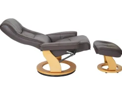 Vente-unique Fauteuil Leer-Halifax Fauteuil, Bruin, Naturel Bruin