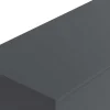 Vente-unique Wastafelmeubel-Hangend Badkamermeubel - Antraciet Grijze Kleur - L150 Cm - Isaure Ii