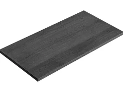 Vente-unique Dubbele Wastafel-Hangend Badkamermeubel Wit Gestreept Met Dubbele Wastafel - 120 Cm - Latoma