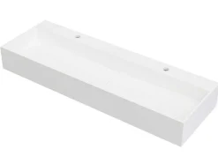 Shower & Design Muurkast Badkamer-Hangend Wastafelblad - Wit - L120 X B40 X H15 Cm - Yamdrok