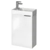 Vente-unique Toiletmeubel-Hangkastje Met Wastafeltje Taho - Wit