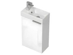 Vente-unique Toiletmeubel-Hangkastje Met Wastafeltje Taho - Wit